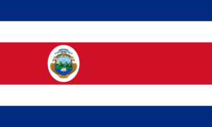 コスタリカ共和国の国旗の意味と由来（中央アメリカ）