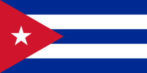 キューバ共和国の国旗