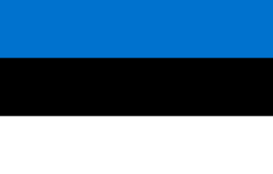 エストニア共和国の国旗の意味と由来（北ヨーロッパ）
