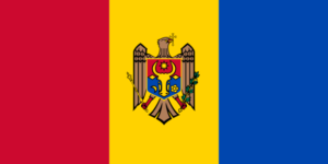 モルドバ共和国の国旗の裏側