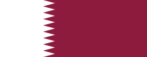 カタール国の国旗の意味と由来（中東・近東・西アジア）