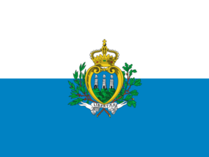 1862年頃のサンマリノ共和国国旗