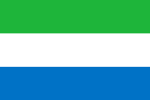 シエラレオネ共和国の国旗