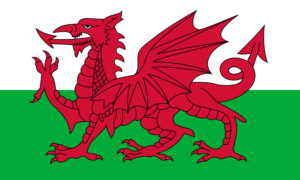ウェールズの国旗（域旗）