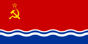 1953~1990ラトビア・ソビエト社会主義共和国の国旗
