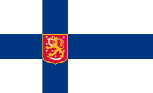 フィンランド公式掲揚時の旗