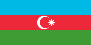 アゼルバイジャン共和国の国旗の意味と由来（中東・近東・西アジア）