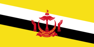 ブルネイ・ダルサラーム国の国旗の意味と由来（東南アジア）
