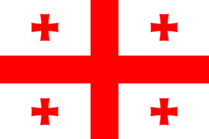 ジョージアの国旗の意味と由来（中東・近東・西アジア）