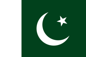 パキスタン・イスラム共和国の国旗の意味と由来（南アジア）