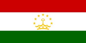 タジキスタン共和国の国旗の意味と由来（中央アジア・トルキスタン）