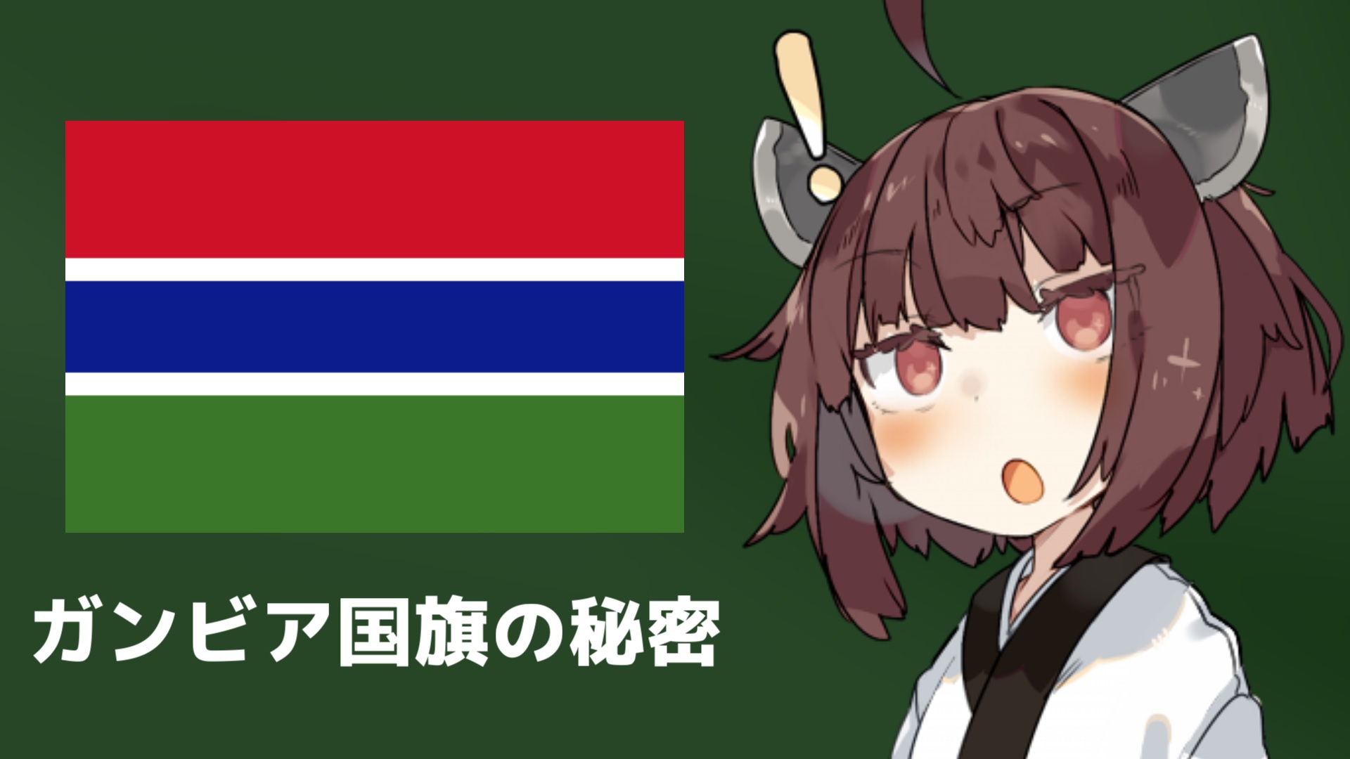 ガンビア国旗の意味と由来、似てる国旗は？